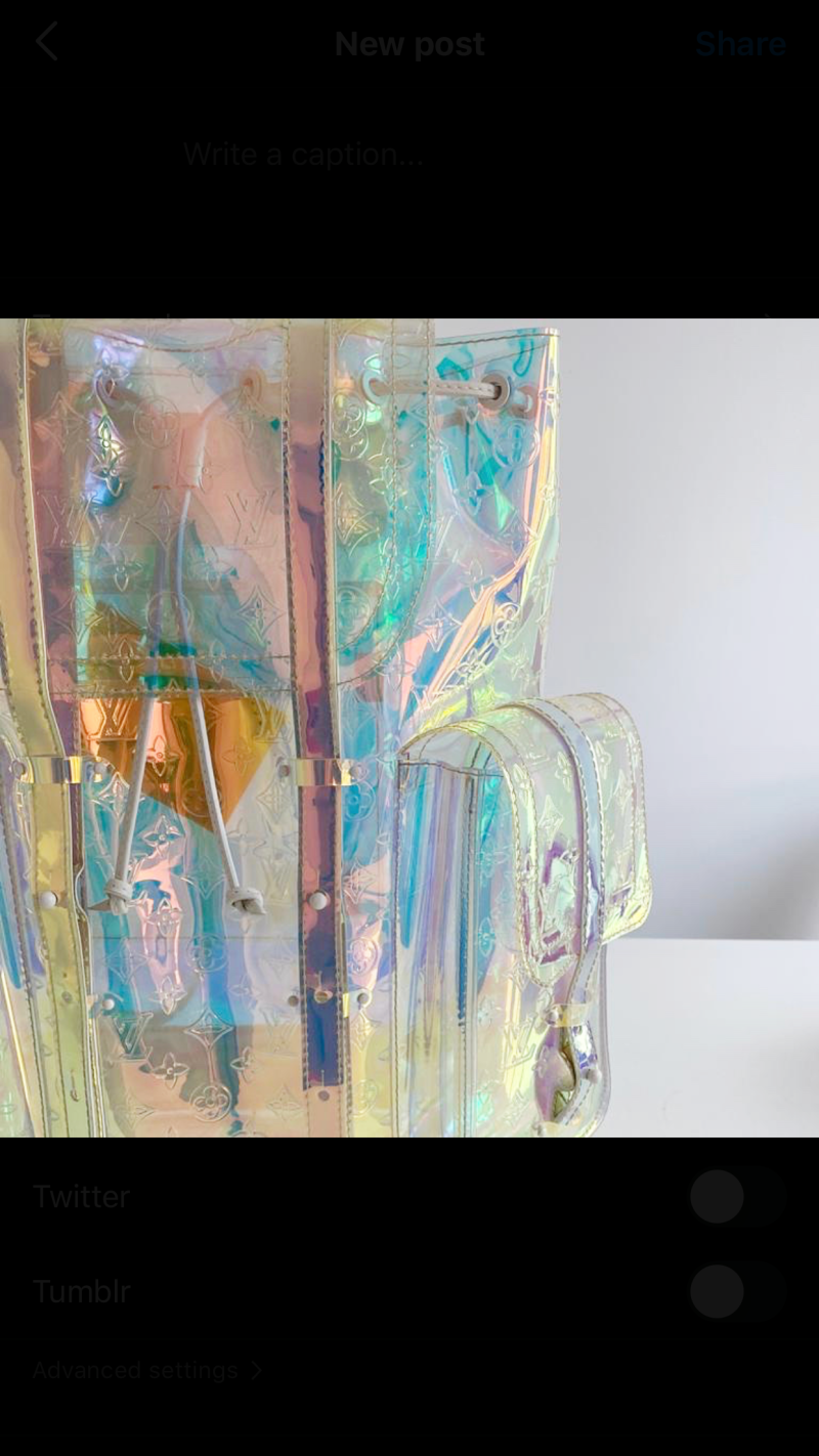 Louis Vuitton Christopher Backpack Iridescent Prism - Logoexplore - Image 6