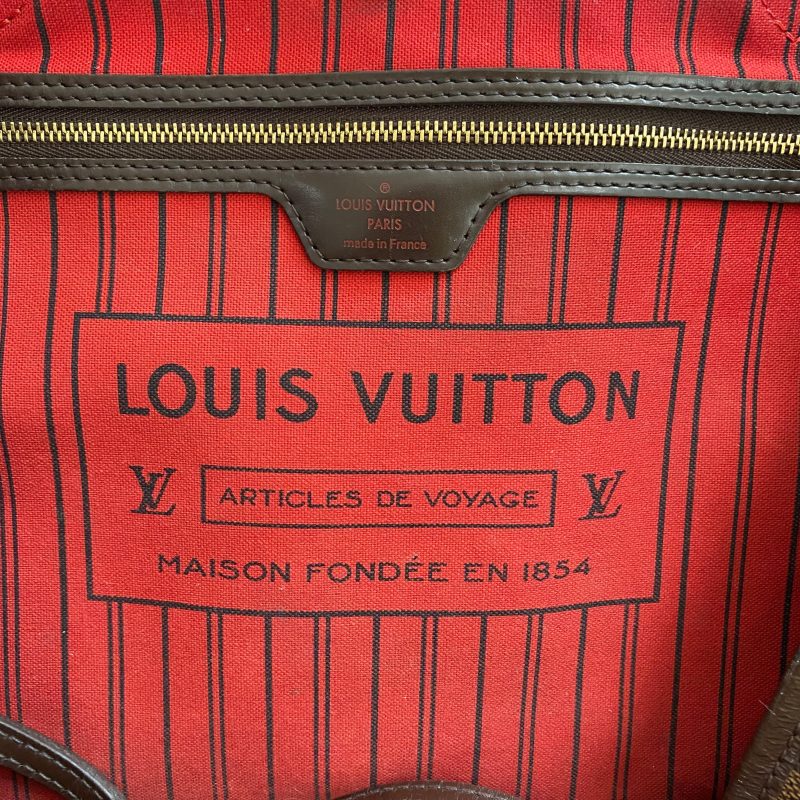 LOUIS VUITTON Damier Ebene GM Neverfull - Logoexplore - Image 7