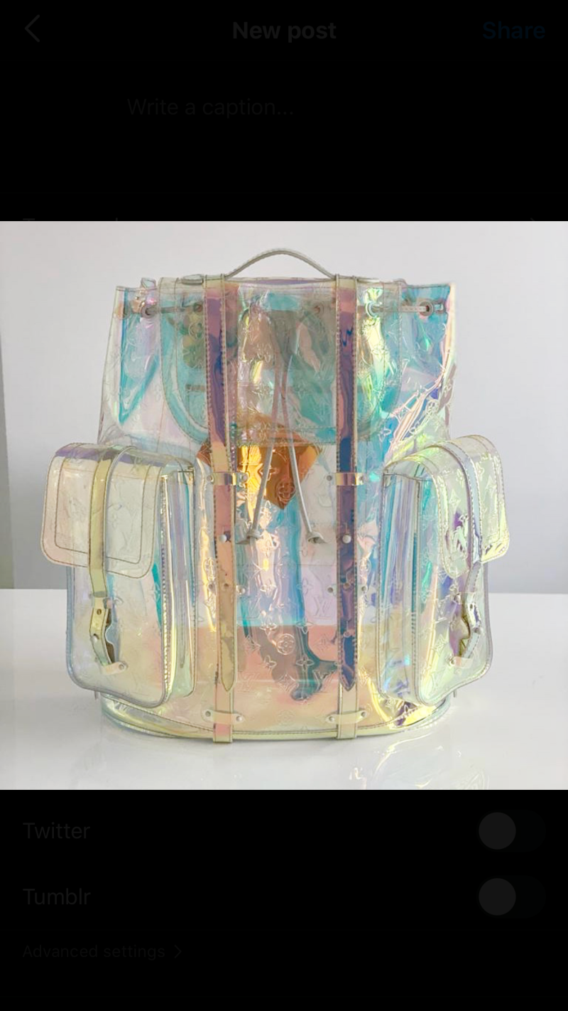 Louis Vuitton Christopher Backpack Iridescent Prism - Logoexplore - Image 7