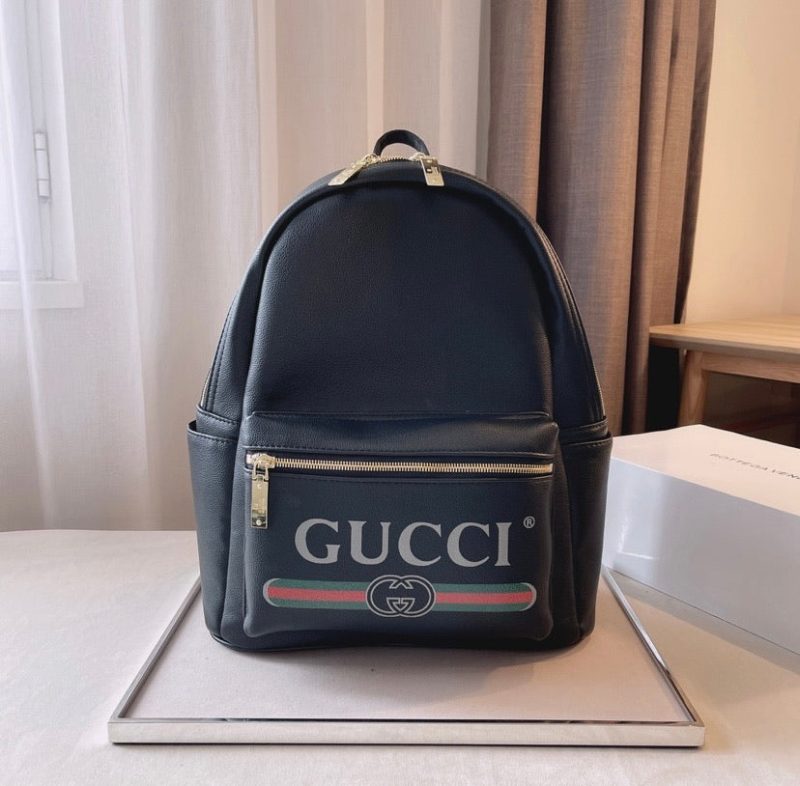 Gucci leather Back pack - Logoexplore