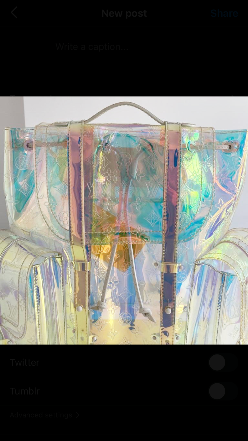 Louis Vuitton Christopher Backpack Iridescent Prism - Logoexplore - Image 5