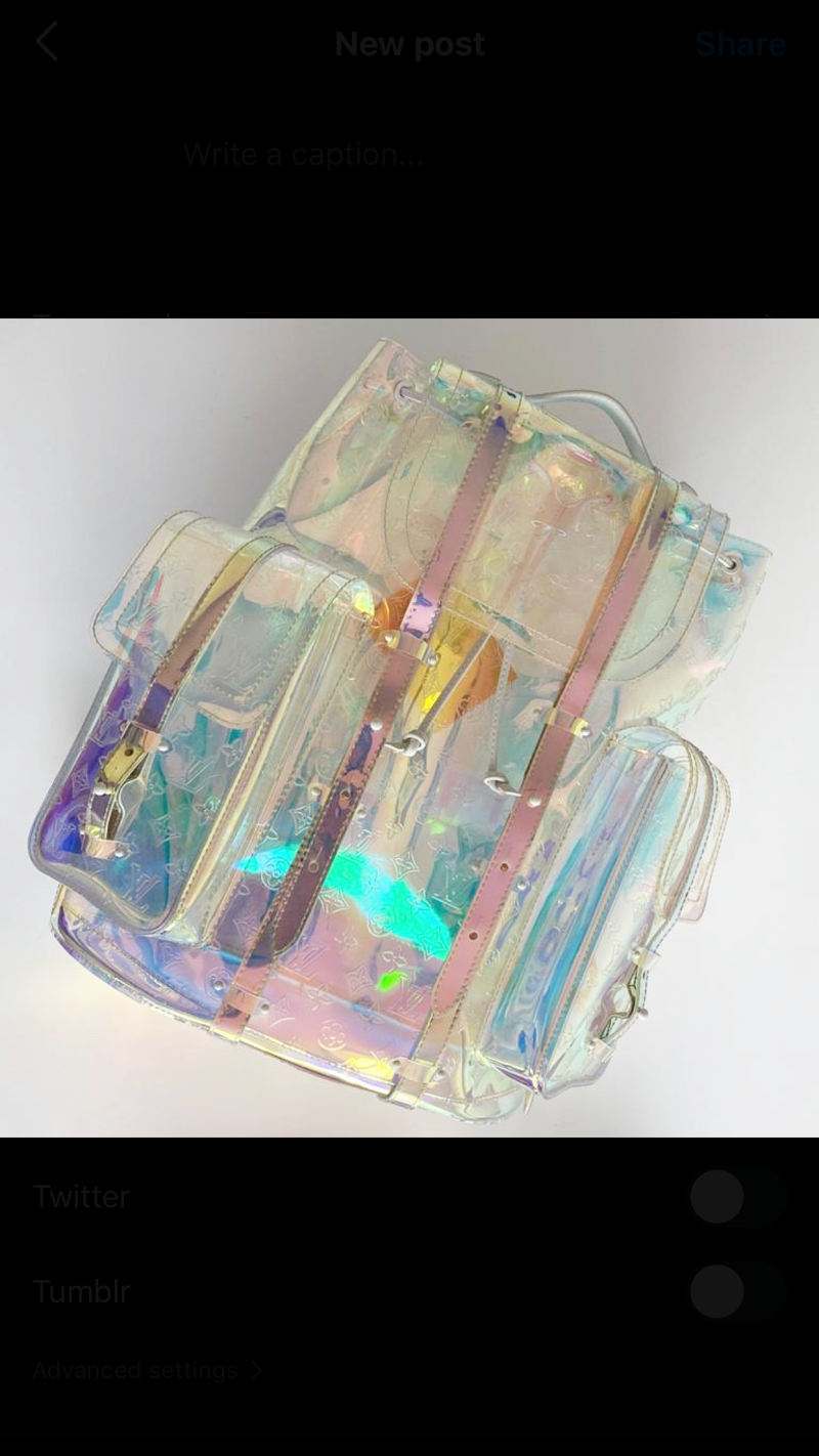 Louis Vuitton Christopher Backpack Iridescent Prism - Logoexplore - Image 2
