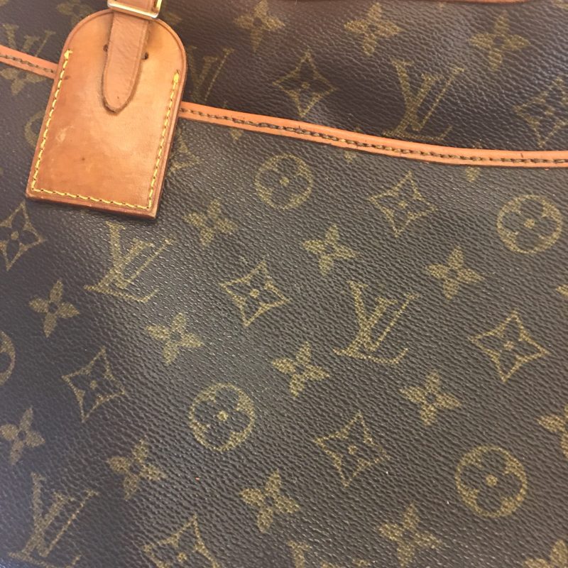 LOUIS VUITTON Deauville Handbag in Brown Canvas - Logoexplore - Image 6