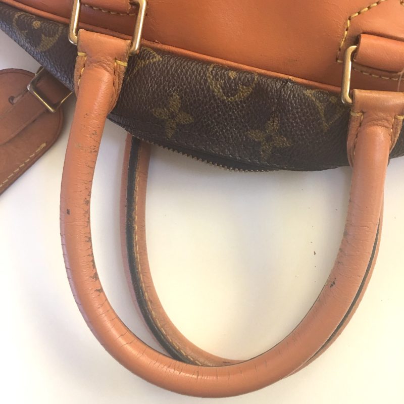 LOUIS VUITTON Deauville Handbag in Brown Canvas - Logoexplore - Image 7