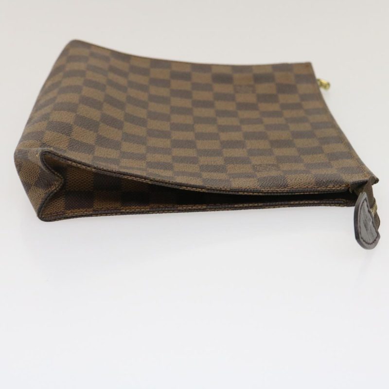 LOUIS VUITTON Damier Ebene Poche Toilette 26 Pouch N47543 LV  ai636 - Logoexplore - Image 3