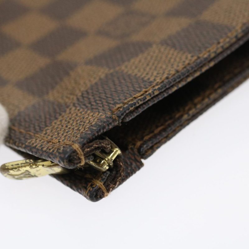 LOUIS VUITTON Damier Ebene Poche Toilette 26 Pouch N47543 LV  ai636 - Logoexplore - Image 5