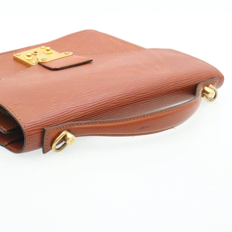 LOUIS VUITTON Epi Monceau Hand Bag Brown M52123 LV  ai619 - Logoexplore - Image 6