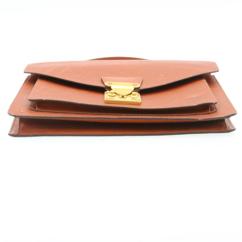 LOUIS VUITTON Epi Monceau Hand Bag Brown M52123 LV  ai619 - Logoexplore - Image 5