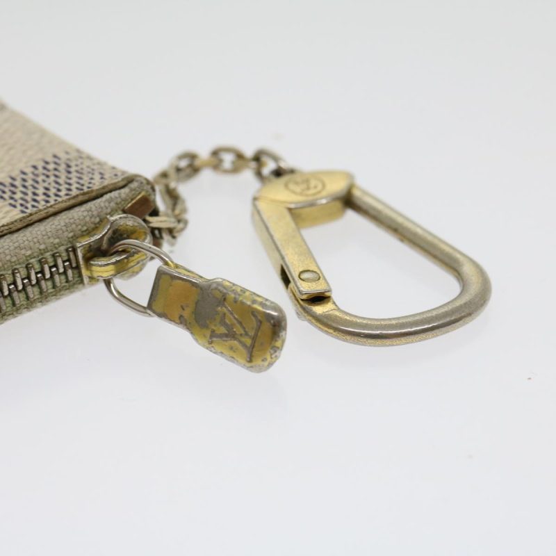 LOUIS VUITTON Damier Azur Pochette Cles Coin Purse N62659 ki2035 - Logoexplore - Image 9