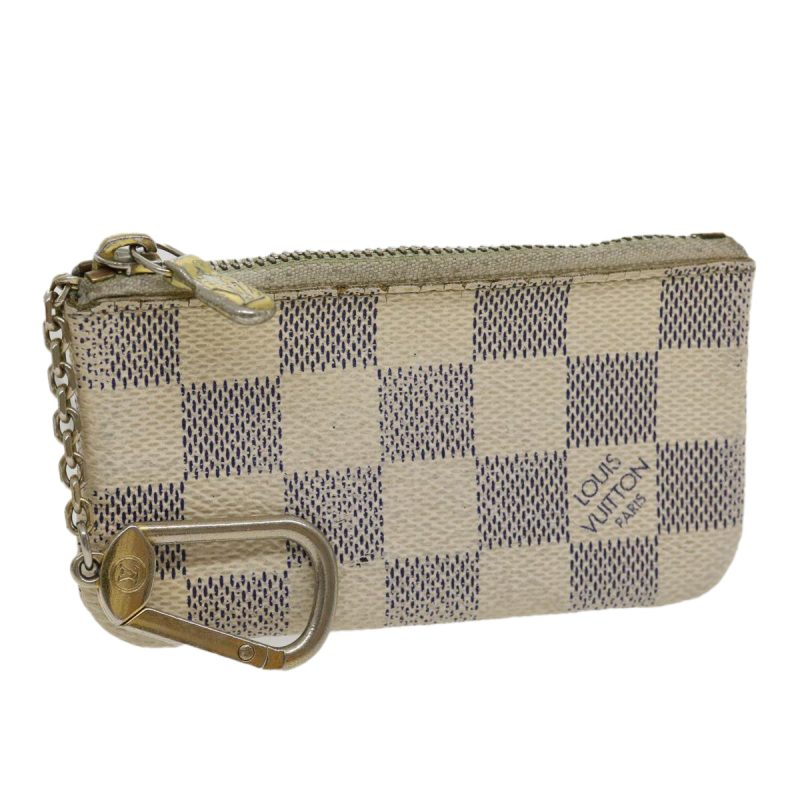 LOUIS VUITTON Damier Azur Pochette Cles Coin Purse N62659 ki2035 - Logoexplore