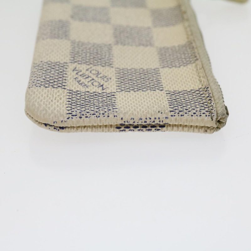LOUIS VUITTON Damier Azur Pochette Cles Coin Purse N62659 ki2035 - Logoexplore - Image 3