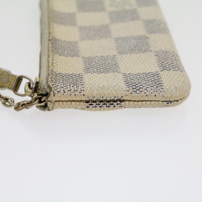 LOUIS VUITTON Damier Azur Pochette Cles Coin Purse N62659 ki2035 - Logoexplore - Image 4
