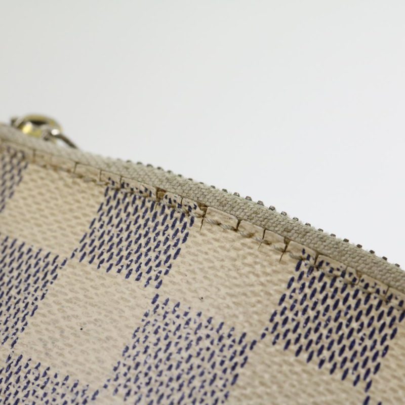 LOUIS VUITTON Damier Azur Pochette Cles Coin Purse N62659 ki2035 - Logoexplore - Image 6
