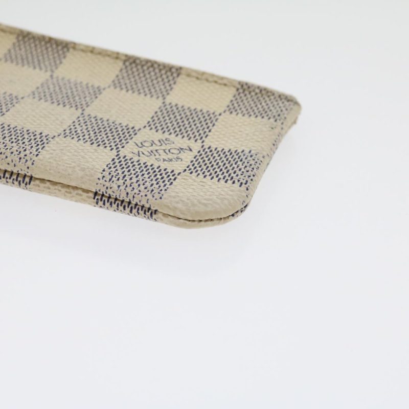 LOUIS VUITTON Damier Azur Pochette Cles Coin Purse N62659 ki2035 - Logoexplore - Image 8