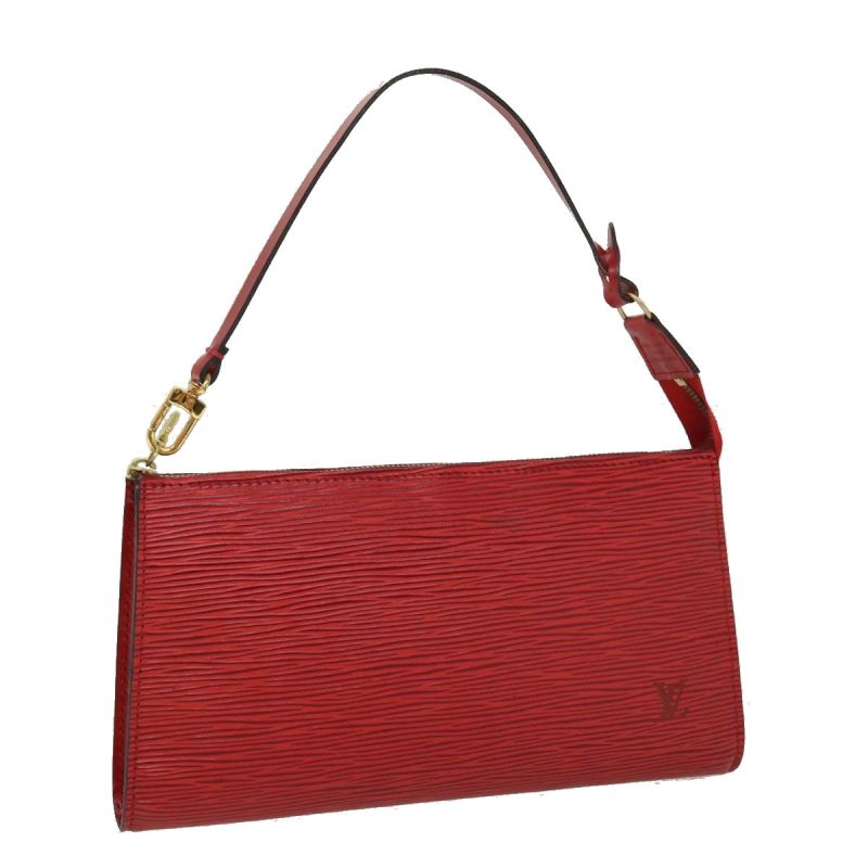 LOUIS VUITTON Epi Pochette Accessoires Accessory Pouch Red M52987 ki2362 - Logoexplore