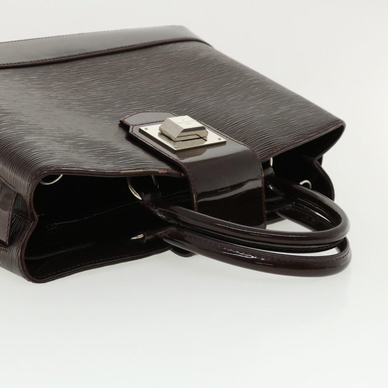 LOUIS VUITTON Epi Electric Mirabeau GM Hand Bag brunnue electric M40455 ki2559 - Logoexplore - Image 6