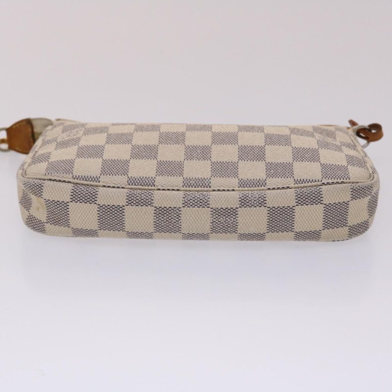 LOUIS VUITTON Damier Azur Pochette Accessoires Pouch N51986 ki3123 - Logoexplore - Image 5