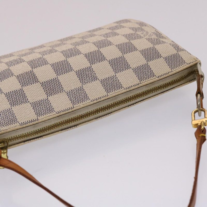LOUIS VUITTON Damier Azur Pochette Accessoires Pouch N51986 ki3123 - Logoexplore - Image 6
