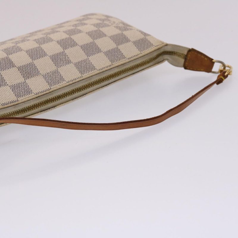 LOUIS VUITTON Damier Azur Pochette Accessoires Pouch N51986 ki3123 - Logoexplore - Image 8