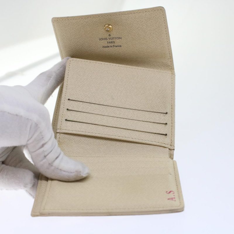 LOUIS VUITTON Damier Azur Portefeuille Elise Trifold Wallet N61733 Auth ki3214 - Logoexplore - Image 10