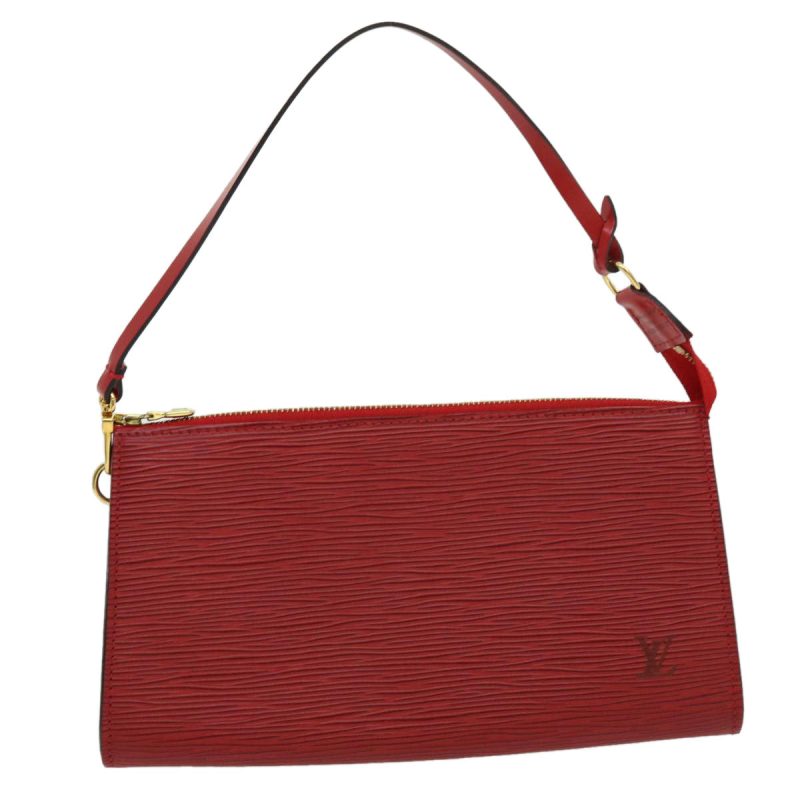 LOUIS VUITTON Epi Pochette Accessoires Pouch Red M95804 kk098A - Logoexplore