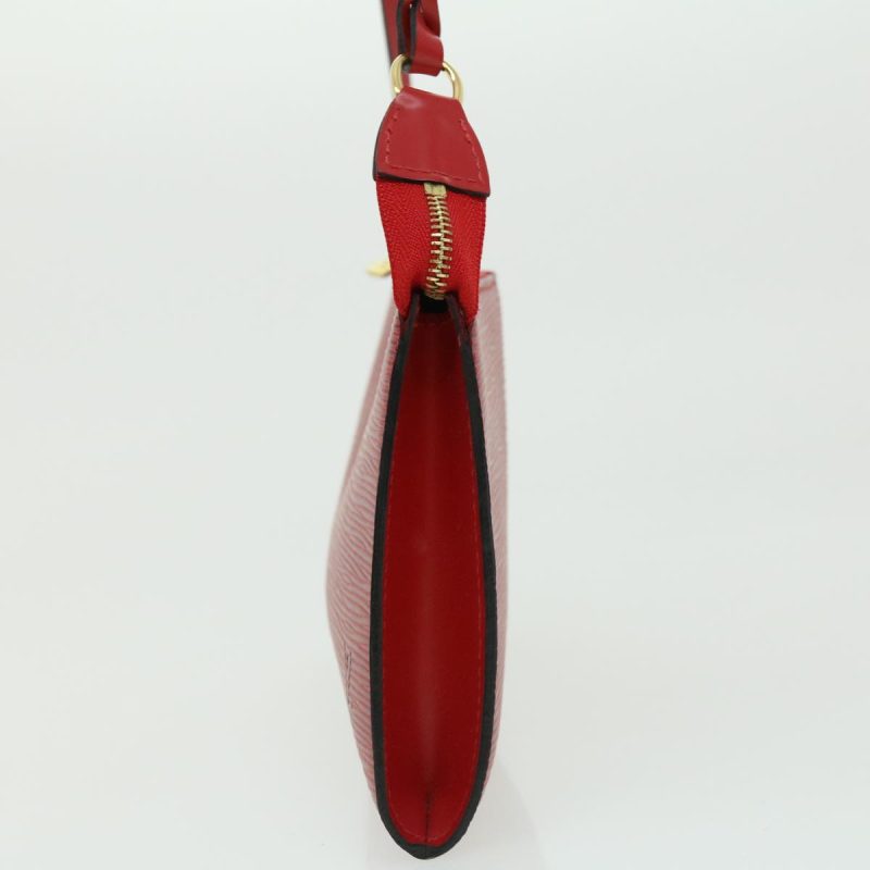 LOUIS VUITTON Epi Pochette Accessoires Pouch Red M95804 kk098A - Logoexplore - Image 4