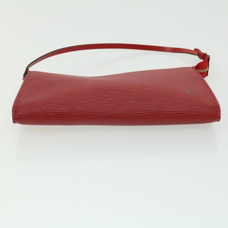LOUIS VUITTON Epi Pochette Accessoires Pouch Red M95804 kk098A - Logoexplore - Image 5