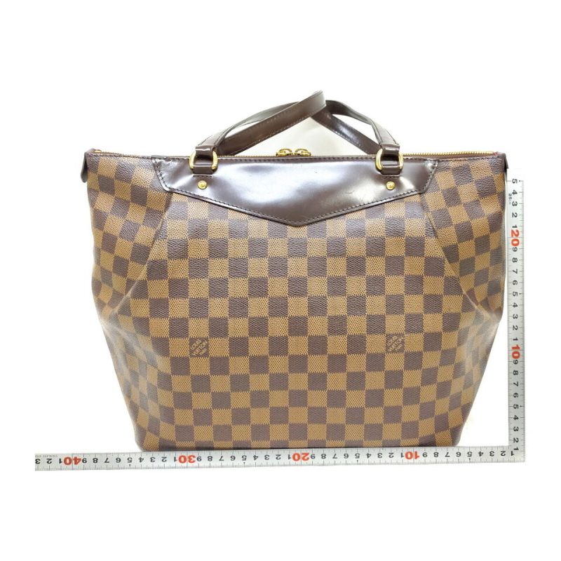 Louis Vuitton Brown Damier Tote Bag - Logoexplore - Image 2