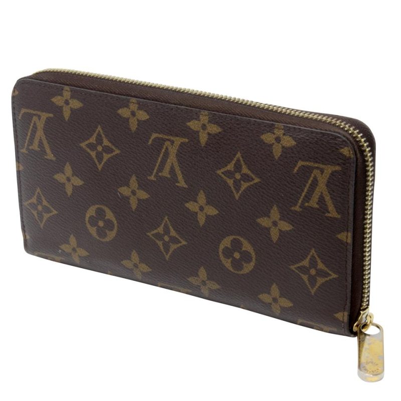 Louis Vuitton Brown Monogram Coated Canvas Zippy Zip Around Wallet - Logoexplore - Image 5