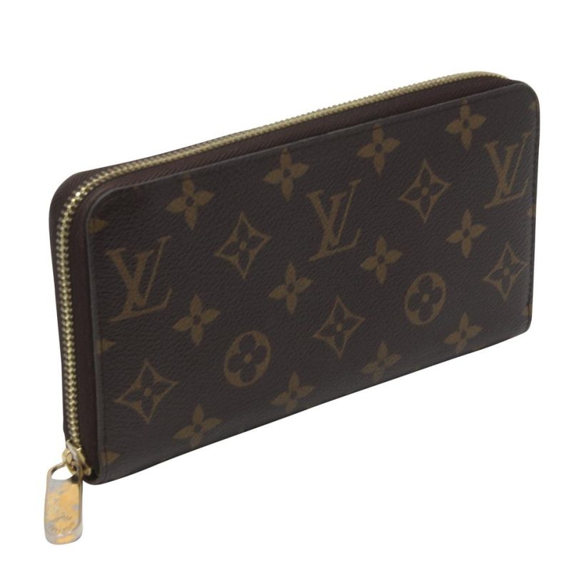 Louis Vuitton Brown Monogram Coated Canvas Zippy Zip Around Wallet - Logoexplore - Image 6