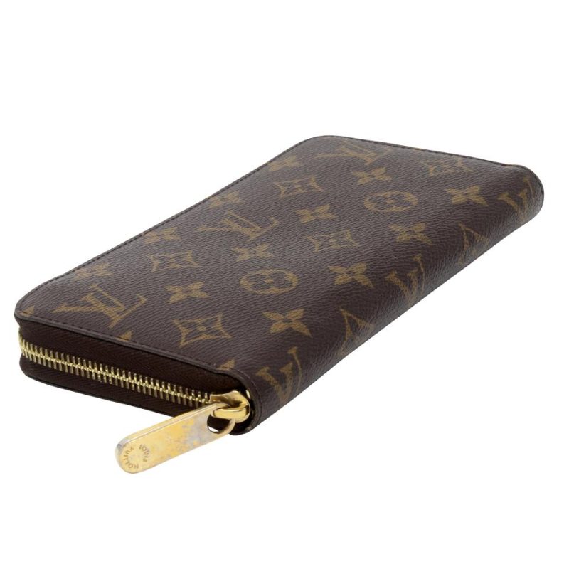 Louis Vuitton Brown Monogram Coated Canvas Zippy Zip Around Wallet - Logoexplore - Image 8
