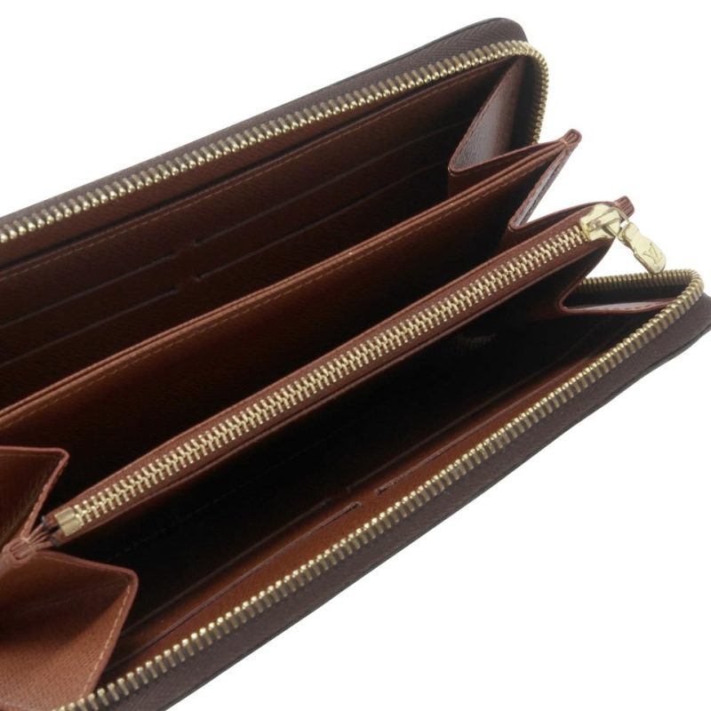 Louis Vuitton Brown Monogram Coated Canvas Zippy Zip Around Wallet - Logoexplore - Image 4