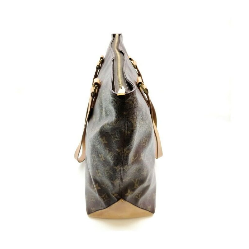 Louis Vuitton Cabas Mezzo Brown Monogram Tote Bag - Logoexplore - Image 3
