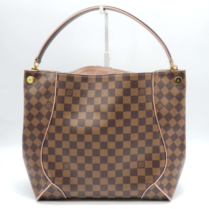 Louis Vuitton Caissa Hobo Rose Ballerine Damier Shoulder Bag - Logoexplore - Image 2