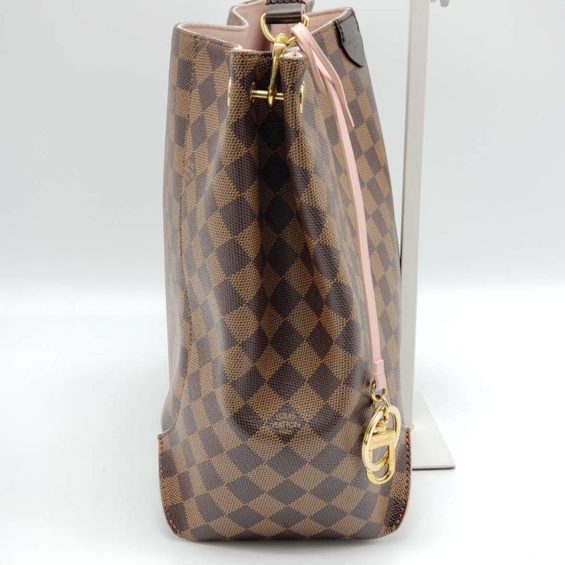 Louis Vuitton Caissa Hobo Rose Ballerine Damier Shoulder Bag - Logoexplore - Image 4