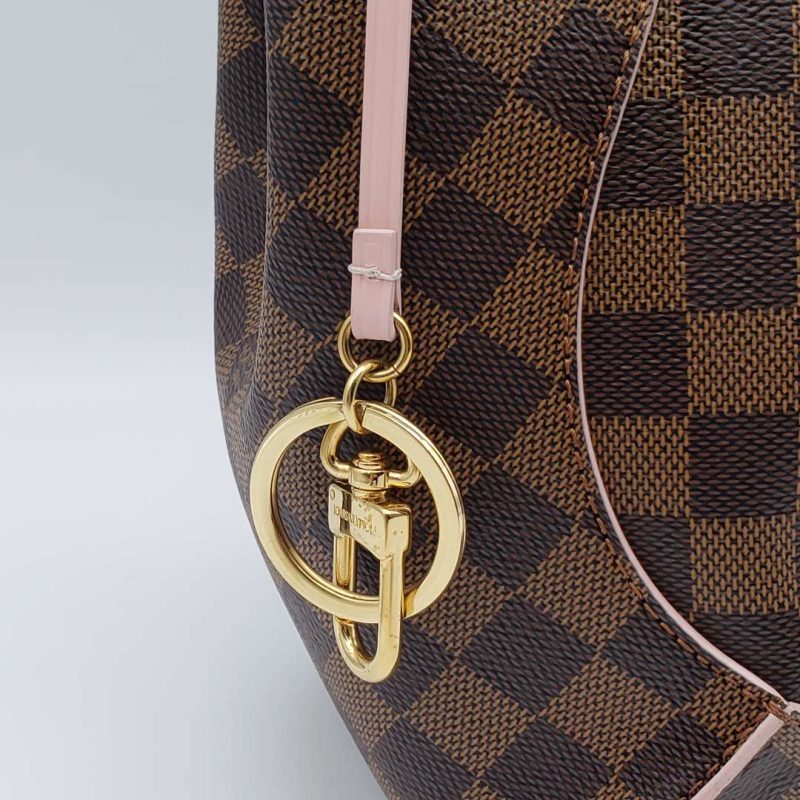 Louis Vuitton Caissa Hobo Rose Ballerine Damier Shoulder Bag - Logoexplore - Image 6