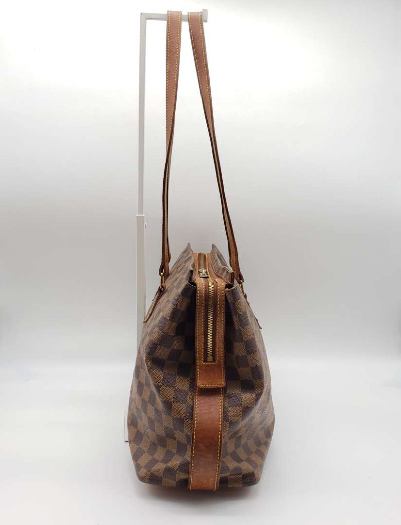 Louis Vuitton Columbine Brown Damier Tote Bag - Logoexplore - Image 4