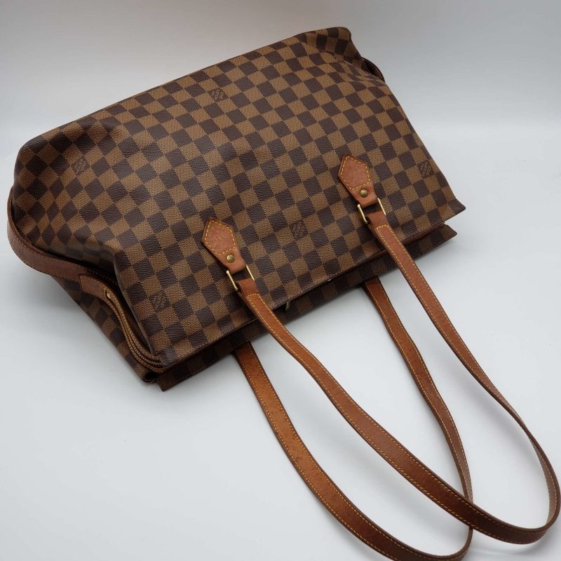 Louis Vuitton Columbine Brown Damier Tote Bag - Logoexplore - Image 5