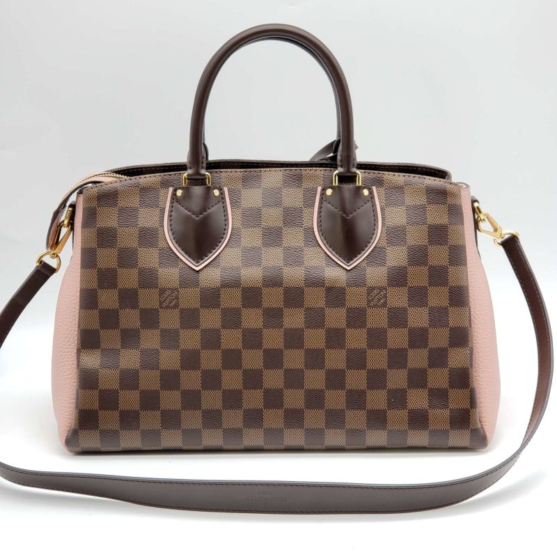 Louis Vuitton Cuir Taurillon Damier Ebene Normandy Magnolia - Logoexplore - Image 2