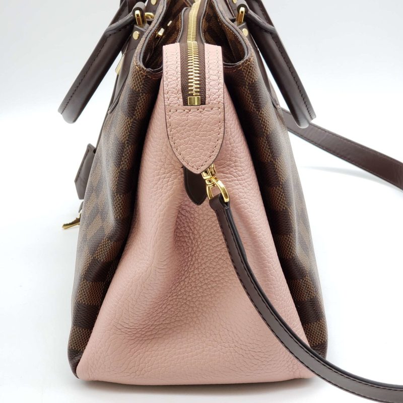 Louis Vuitton Cuir Taurillon Damier Ebene Normandy Magnolia - Logoexplore - Image 3