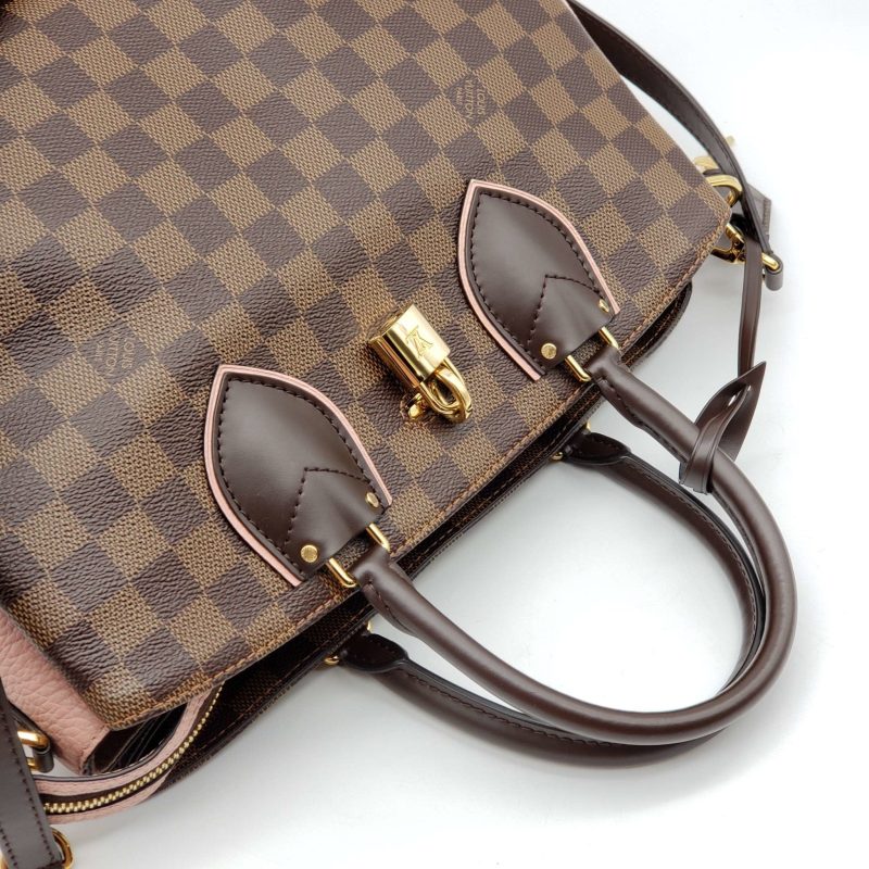 Louis Vuitton Cuir Taurillon Damier Ebene Normandy Magnolia - Logoexplore - Image 8