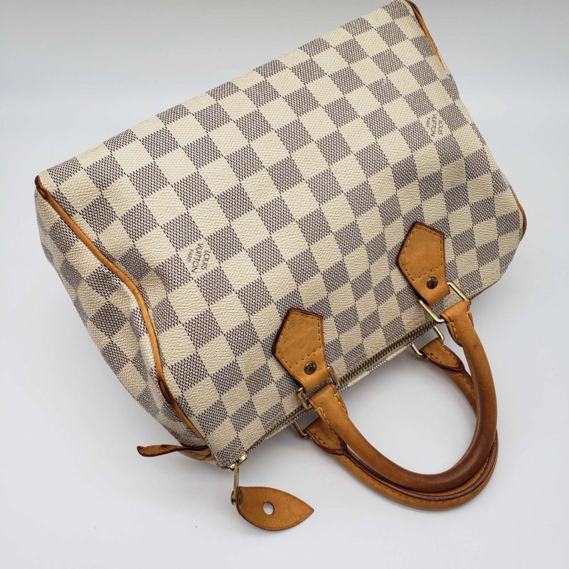 Louis Vuitton Damier Azur Speedy 25 Hand Bag - Logoexplore - Image 9