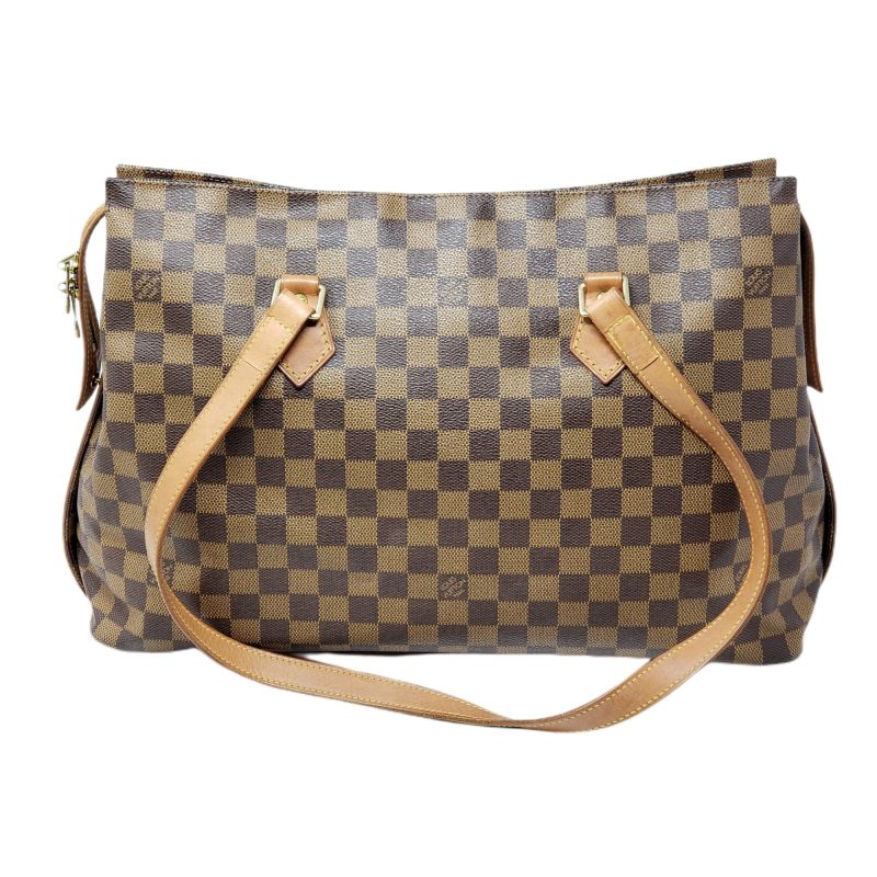 Louis Vuitton Damier Ebeme Columbine Tote Bag - Logoexplore