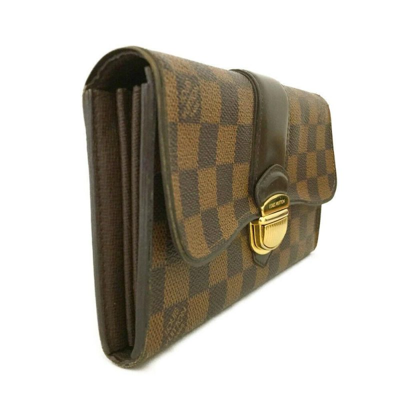 Louis Vuitton Damier Sistina Long Bifold Wallet / Clutch - Logoexplore - Image 4