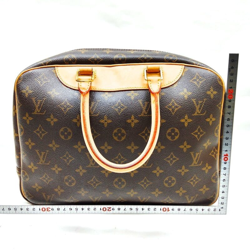 Louis Vuitton Deauville Brown Monogram Hand Bag - Logoexplore - Image 2