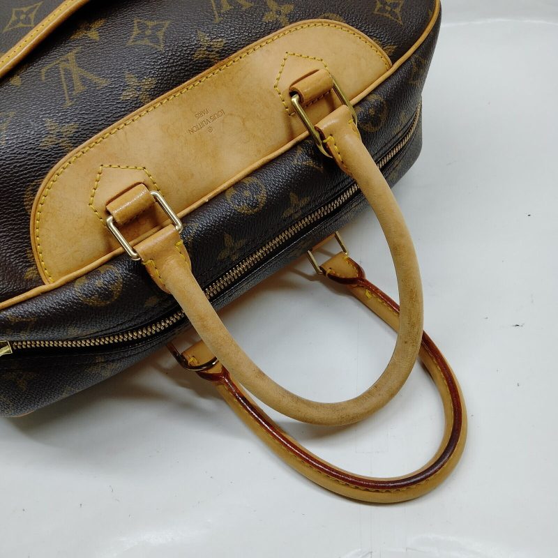 Louis Vuitton Deauville Brown Monogram Hand Bag - Logoexplore - Image 4