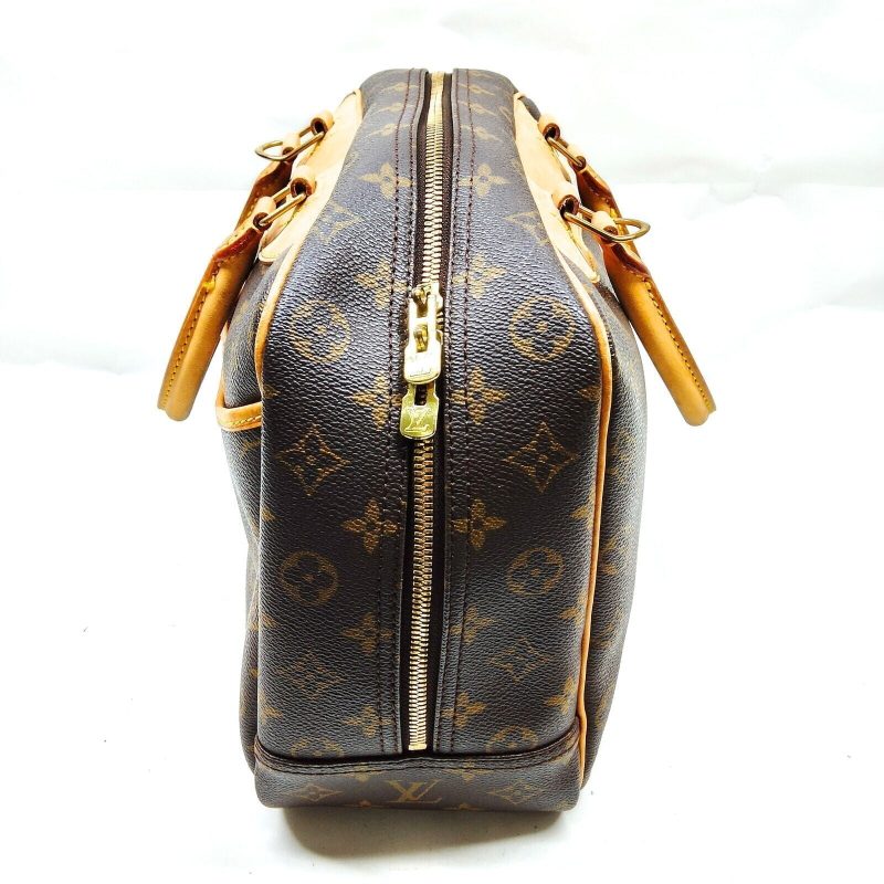 Louis Vuitton Deauville Brown Monogram Hand Bag - Logoexplore - Image 3