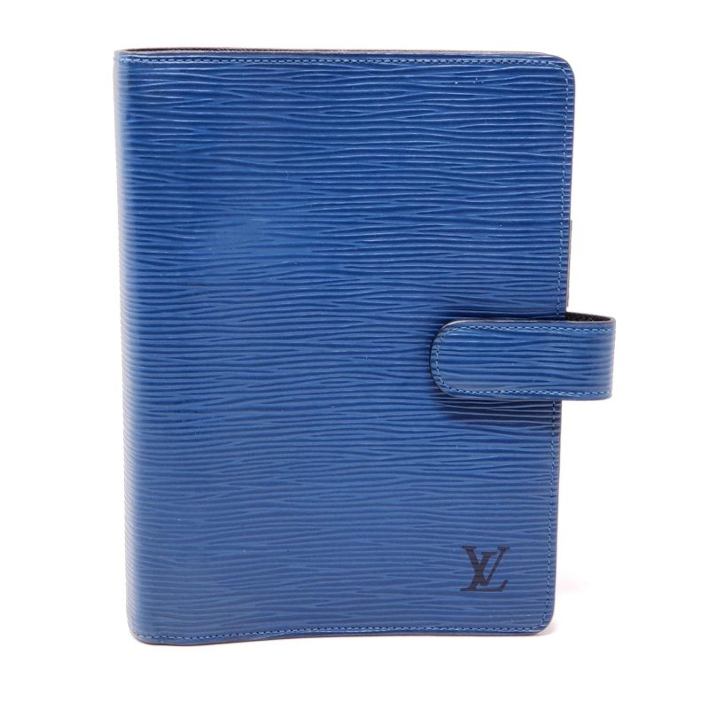 LOUIS VUITTON Epi Agenda MM Blue Notebook Cover - Logoexplore