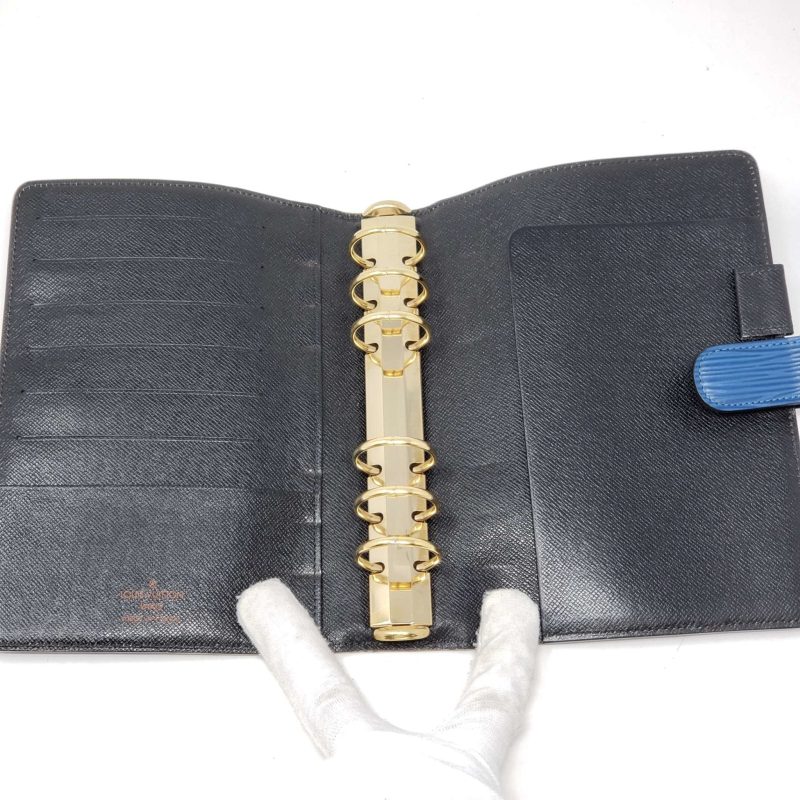 LOUIS VUITTON Epi Agenda MM Blue Notebook Cover - Logoexplore - Image 7