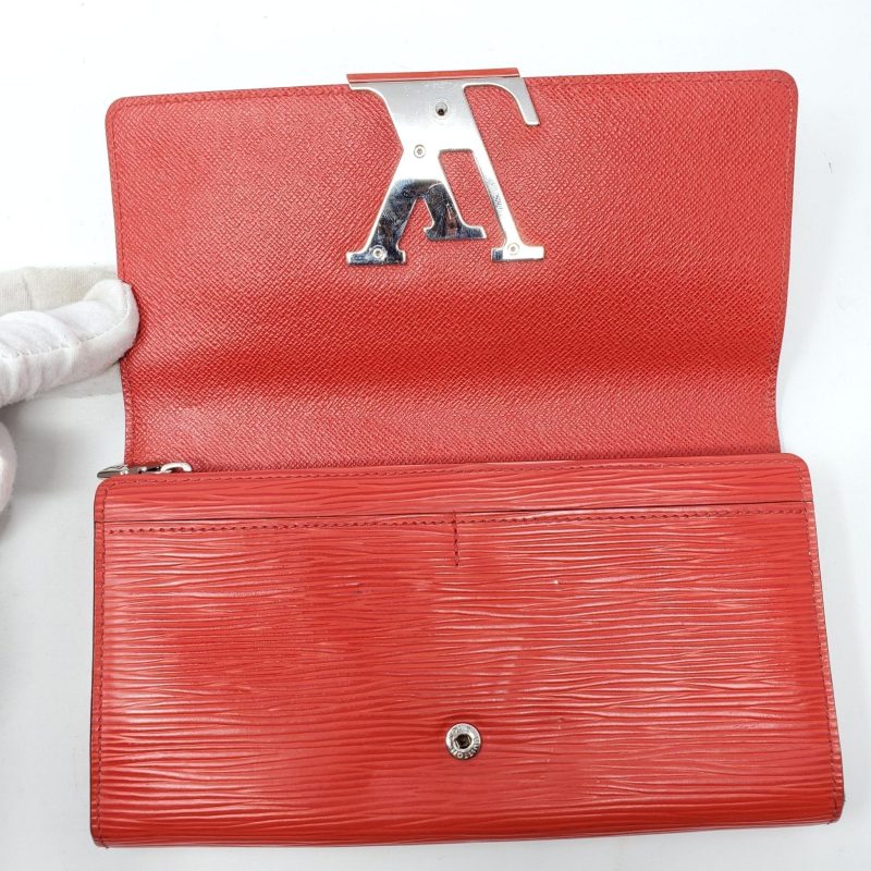 Louis Vuitton Epi Leather Red Bifold Wallet - Logoexplore - Image 9